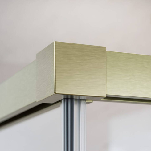 Kabina złoto szczotkowane Radaway Idea Brushed Gold KDD 100x70