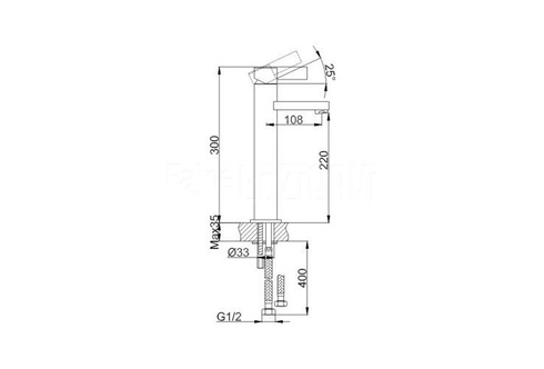 Bateria umywalkowa Kohlman Dexame QB170D