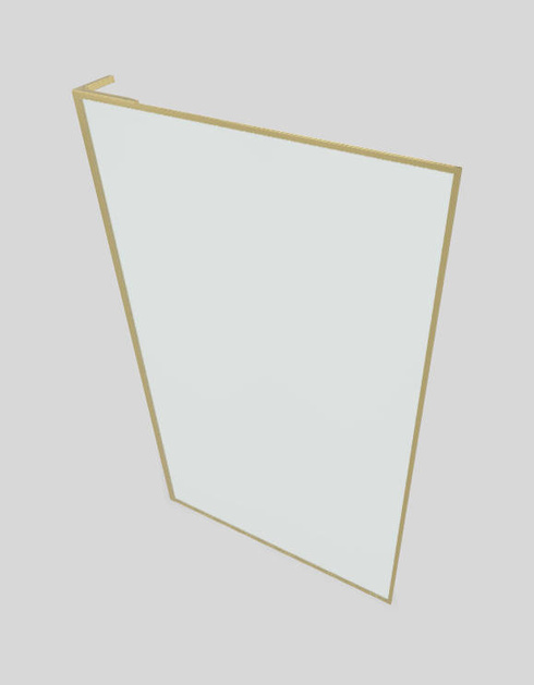 Kabina walk-in 105 Radaway Modo F SL Brushed Gold II z ramą lewa