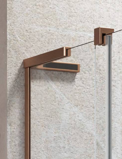 Radaway Furo SL Brushed Copper KDD 100x120 kabina prysznicowa miedź