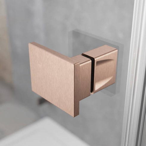 Kabina pięciokątna 100x100 Radaway Essenza Pro Brushed Copper PTJ prawa