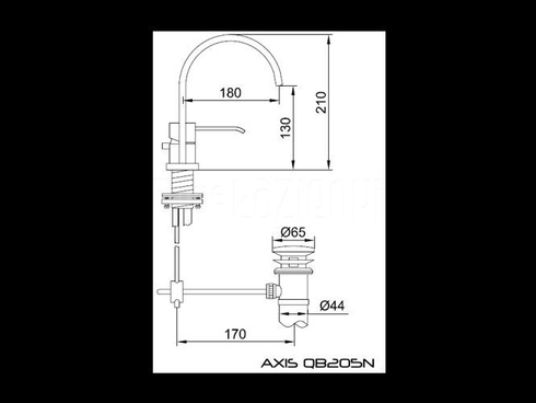 Bateria umywalkowa Kohlman Axis QB205N