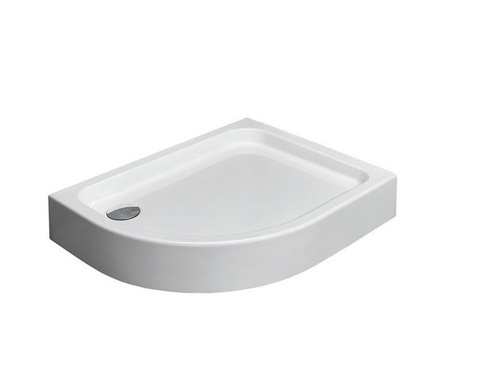 Brodzik półokrągły Radaway Laros E Compact 100x80 Prawy SLE81017-01R