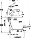 Bateria umywalkowa Teka MT Plus 463420200