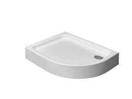 Brodzik półokrągły Radaway Laros E Compact 100x80 Lewy SLE81017-01L