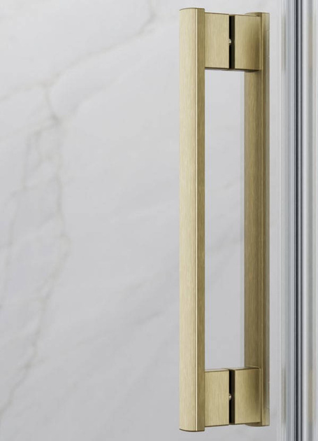 Drzwi złoto szczotkowane Radaway Idea Brushed Gold DWJ 130 prawe