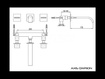 Bateria umywalkowa podtynkowa Kohlman Axis QW190N