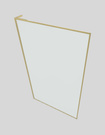 Kabina walk-in 55 Radaway Modo F SL Brushed Gold II z ramą lewa