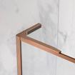 Walk-in 50 Radaway Modo F SL Brushed Copper II z ramą miedź lewa