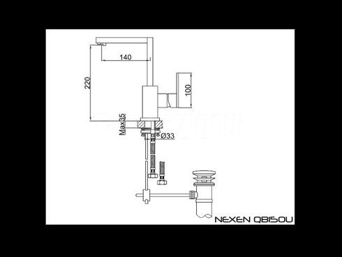 Bateria umywalkowa Kohlman Nexen QB150U