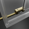 Kabina złoto szczotkowane Radaway Idea Brushed Gold KDD 120x90