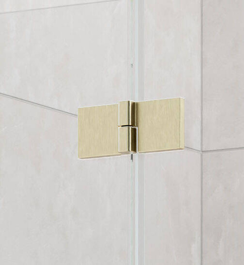 Kabina złota szczotkowana składana 100x80 Radaway Nes Brushed Gold KDD B