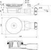 Syfon brodzikowy niski Radaway R400W SLIM