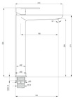 Bateria Umywalkowa wysoka Deante Alpinia BGA 021K