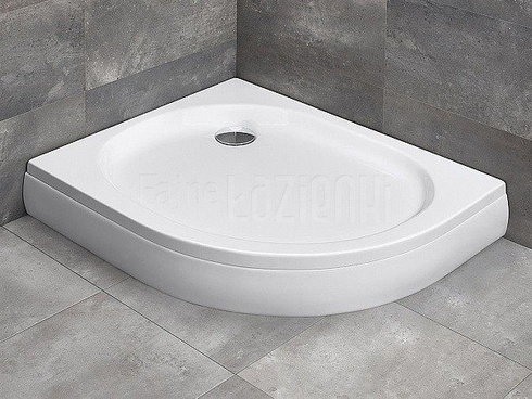 Brodzik półokrągły Radaway Patmos E 100x80 Lewy 4P81155-03L