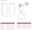 Kabina walk-in 100 Radaway Modo F SL Black II z czarną ramą lewa