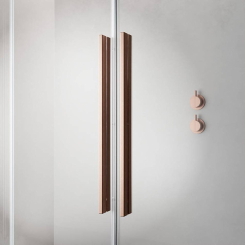 Drzwi prysznicowe 130 miedź Radaway Furo Brushed Copper DWD