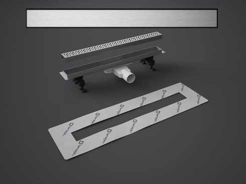 Odpływ liniowy Slim Radaway 650 ruszt stalowy Steel 5L065S 5R065SS