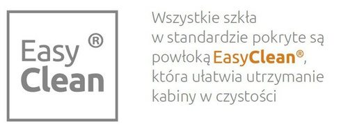 Biała kabina prysznicowa walk-in 100 Radaway Modo New White II