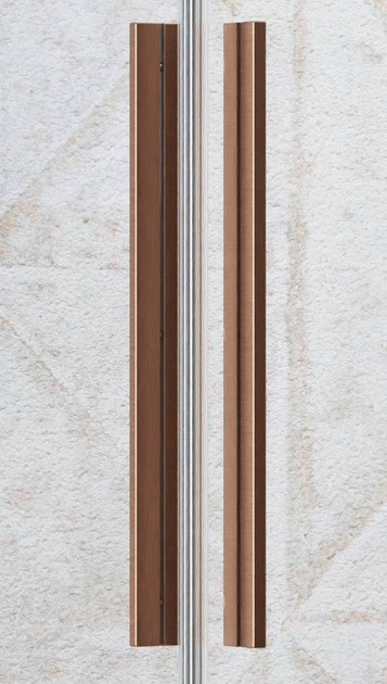 Radaway Furo SL Brushed Copper KDD 100x80 kabina prysznicowa miedź