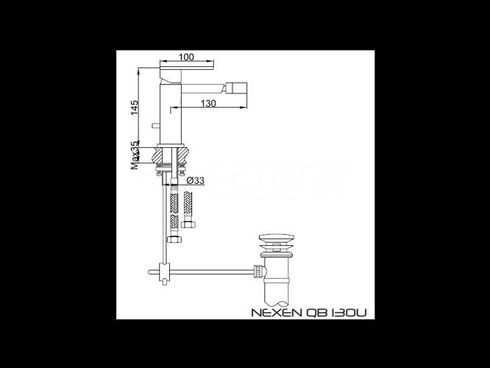 Bateria bidetowa Kohlman Nexen QB130U