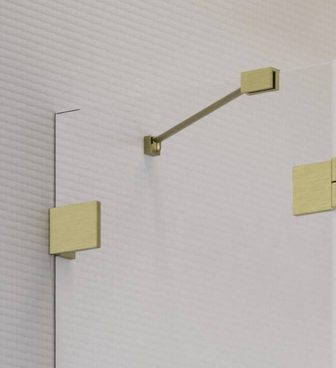 Kabina półokrągła 80x80 Radaway Essenza Pro Brushed Gold PDD