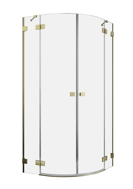 Kabina półokrągła 100x80 Radaway Essenza Pro Brushed Gold PDD