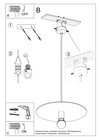 Lampa wisząca FLAVIO biała