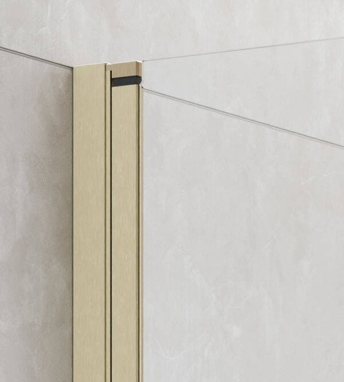 Kabina złota szczotkowana składana 100x80 Radaway Nes Brushed Gold KDD B