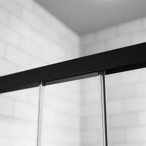 Zabudowa na wannę czarna 150 cm Radaway Idea Black PN DWJ prawa