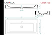 Umywalka nablatowa FLATEN 100 S Kappala