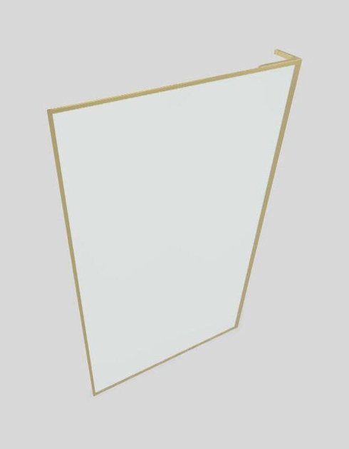 Kabina walk-in 100 Radaway Modo F SL Brushed Gold II z ramą prawa