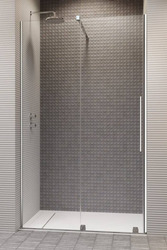 Drzwi prysznicowe 130 Radaway Furo DWJ przesuwne chrom Lewe