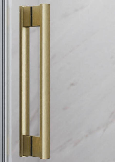 Drzwi złoto szczotkowane Radaway Idea Brushed Gold DWJ 110 lewe