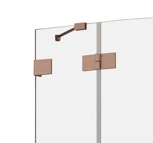 Kabina półokrągła 80x80 Radaway Essenza Pro Brushed Copper PDD