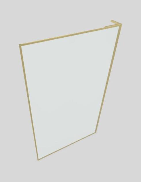 Kabina walk-in 70 Radaway Modo F SL Brushed Gold II z ramą prawa