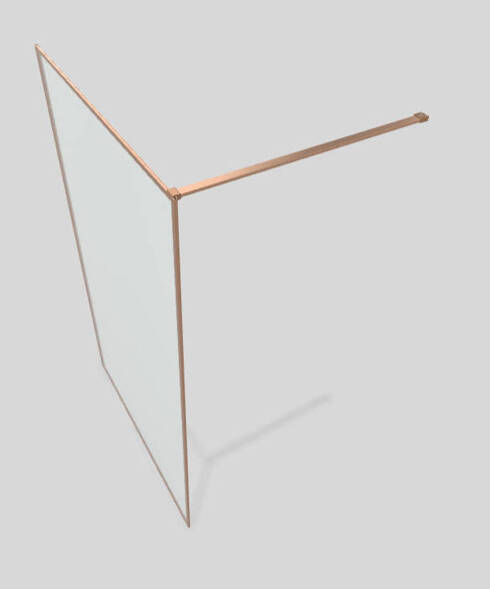 Kabina walk-in miedź 50 Radaway Modo F Brushed Copper II