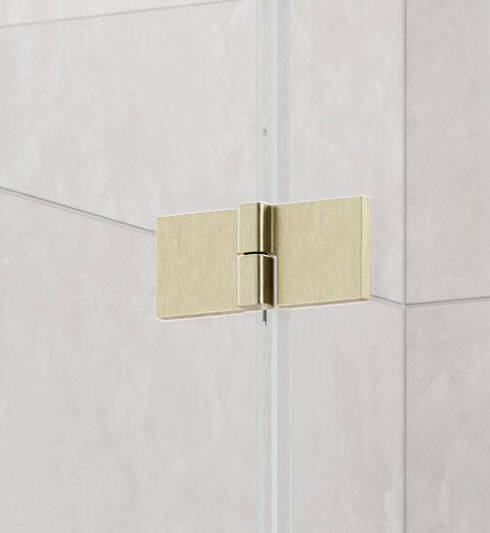 Kabina złota szczotkowana składana 80x80 Radaway Nes Brushed Gold KDD B