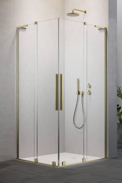 Kabina złoto szczotkowane Radaway Furo SL Brushed Gold KDD 100x120