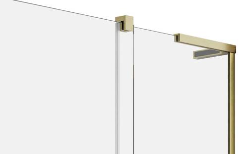 Kabina złoto szczotkowane Radaway Furo SL Brushed Gold KDD 100x90