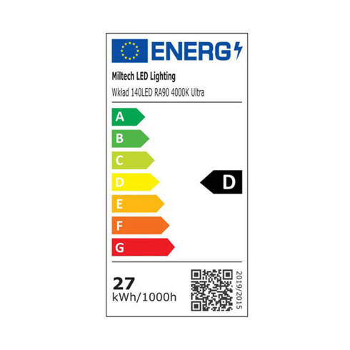 Lampa wisząca PINNE 117 czarna 4000K