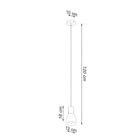 Lampa wisząca QUBIC czarna