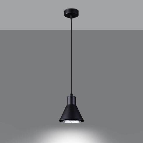 Lampa wisząca TAZILA 1 czarna [ES111]