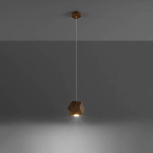 Lampa wisząca WOODY naturalne drewno