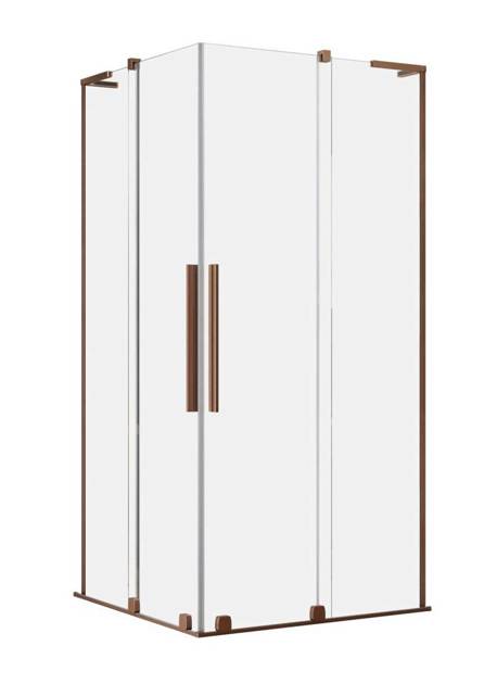 Radaway Furo SL Brushed Copper KDD 120x80 kabina prysznicowa miedź