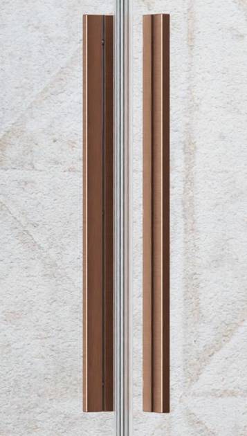 Radaway Furo SL Brushed Copper KDD 80x120 kabina prysznicowa miedź