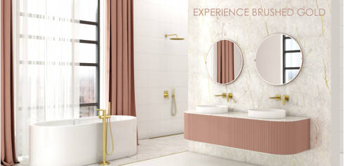 Wąż prysznicowy Kohlman Experience BRUSHED GOLD EGDB