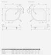 Brodzik półokrągły Radaway Delos E Compact 100x80 Lewy SDE1080-05L