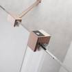 Drzwi prysznicowe 130 miedź Radaway Furo Brushed Copper DWD