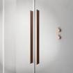 Drzwi prysznicowe 130 miedź Radaway Furo Brushed Copper DWD